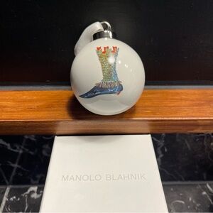Manolo Blahnik Festive Christmas Ornament